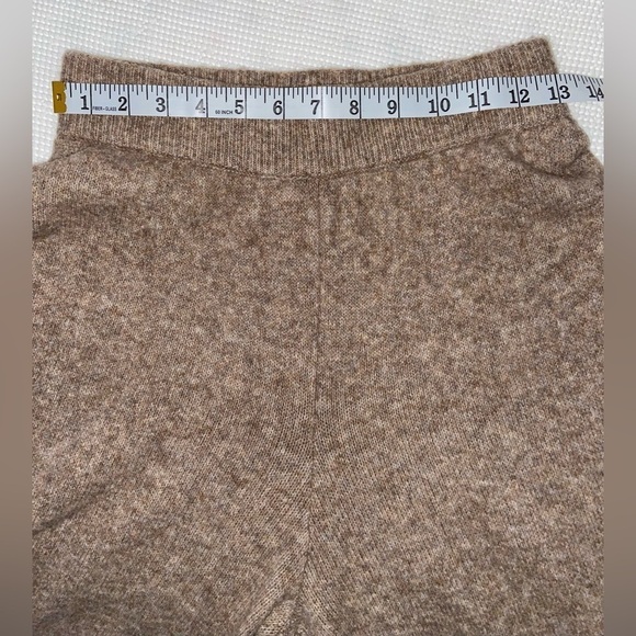 Women’s‎ ZARA light brown knit flared TROUSERS pants size small - Picture 7 of 16